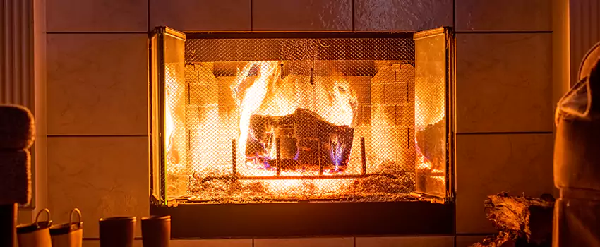 Mendota Hearth Landscape Fireplace Installation in DeLand, Florida