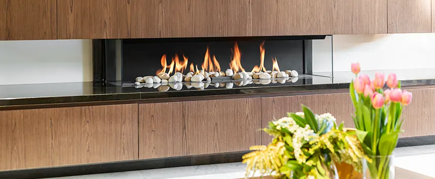 Double-height Fireplace Design Refurbishment in DeLand, Florida