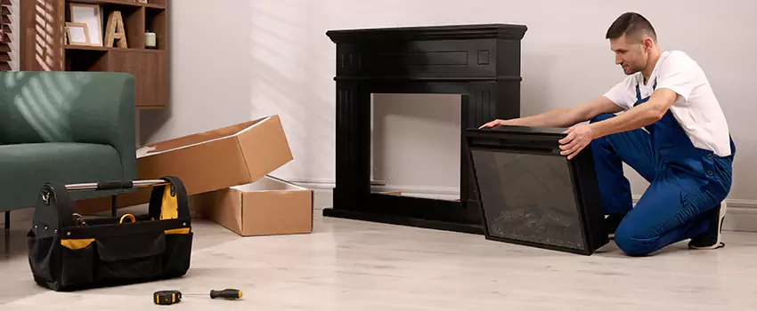 Old Rusted Metal Fireplace Repair And Replacement in DeLand, FL